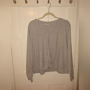 Michael Kors Gray Knotted Sweatshirt
